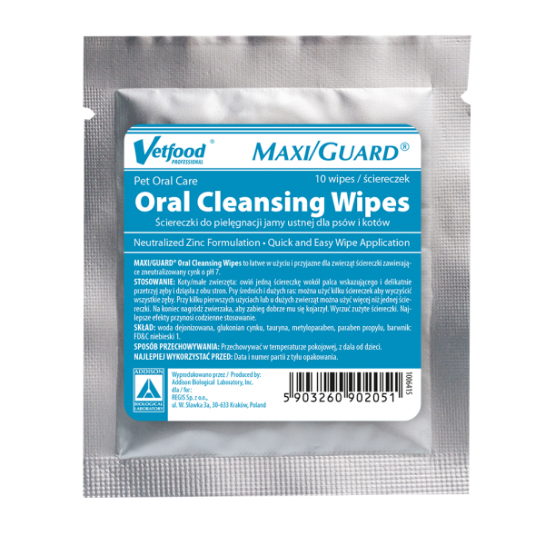 MAXI/GUARD Oral Cleansing Wipes 10 szt 